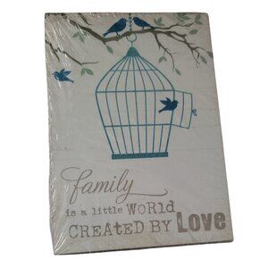 Family Is a Little World Created by Love Wall Plaque P Graham Dunn Decor Art